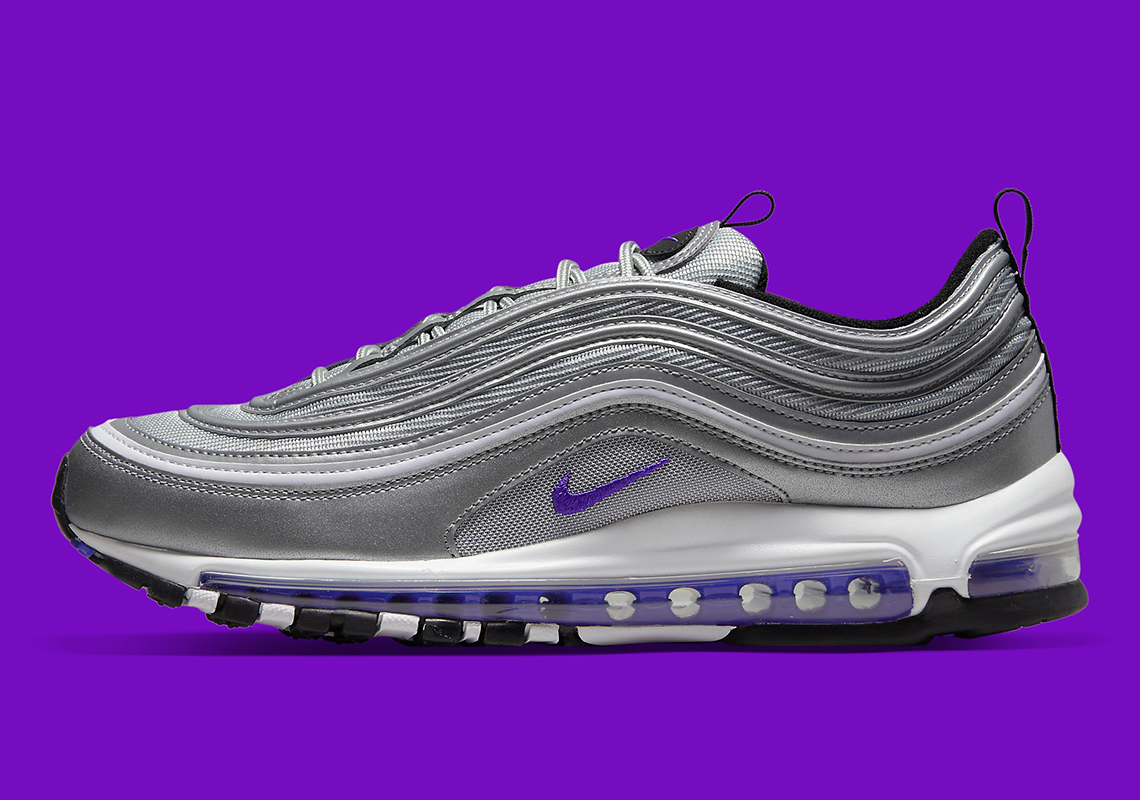 This Nike Air Max 97 Updates The Classic "Silver Bullet" Approach With Purple