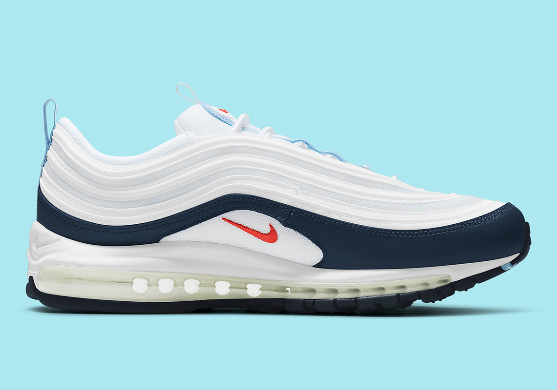 Nike Air Max 97 White Navy Red Dm2824 100 3