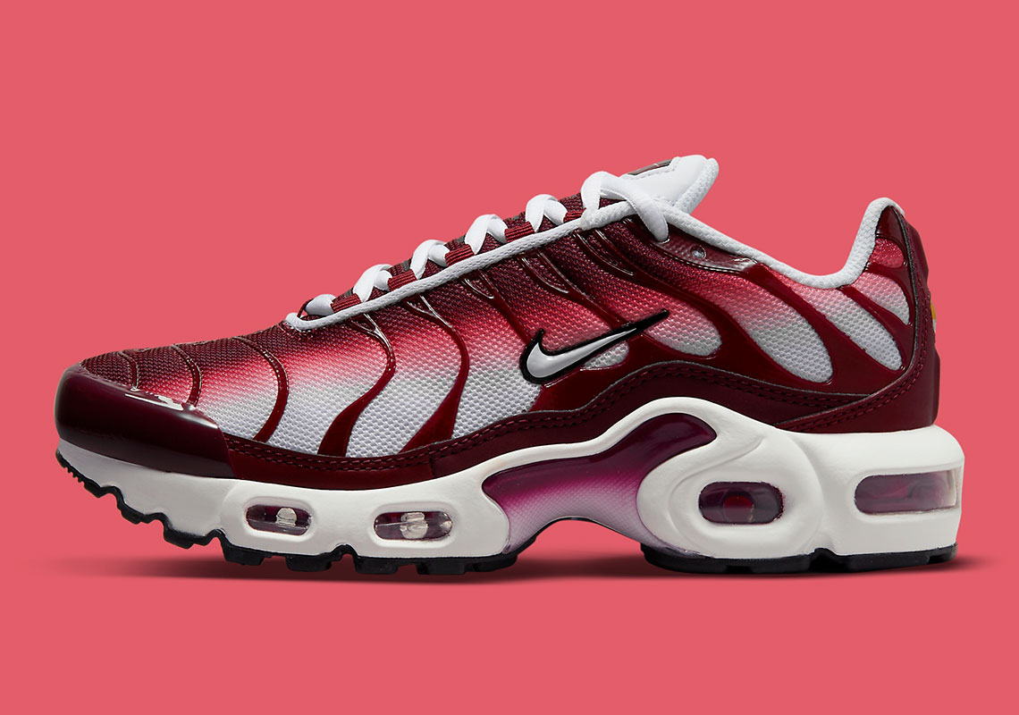 Nike Air Max Plus Gs Cherry White Burgundy Cd0609 600 5