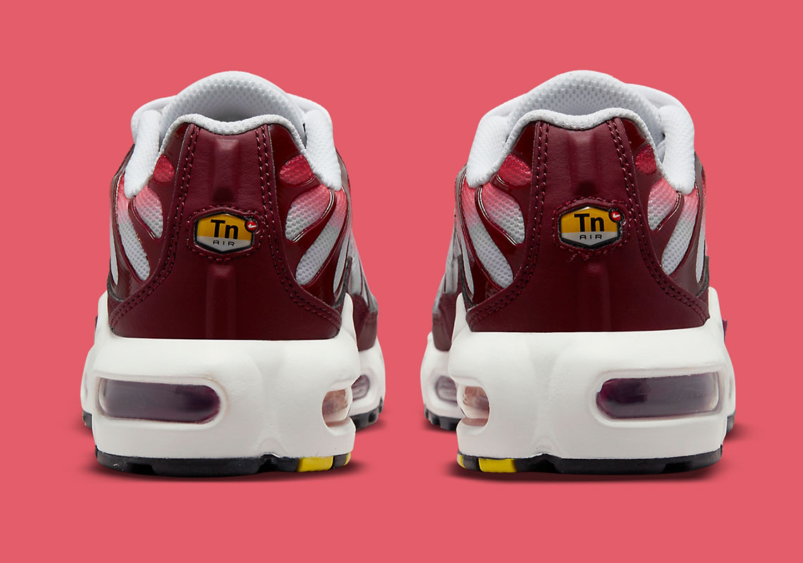 Nike Air Max Plus Gs Cherry White Burgundy Cd0609 600 8