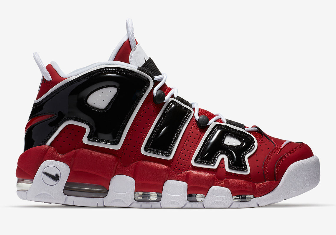 Nike Air More Uptempo Black Varsity Red 921948 600 1