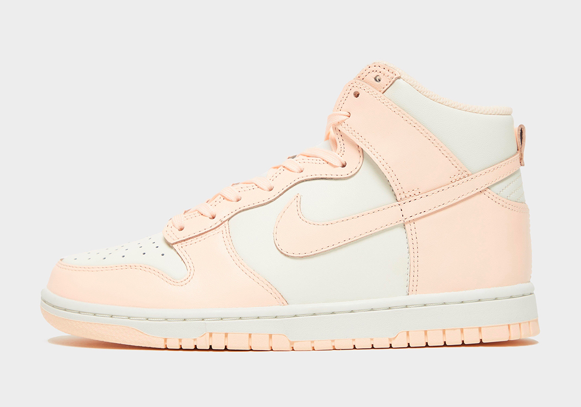 Nike Dunk High Womens Crimson Tint Sail Dd1869 104 2