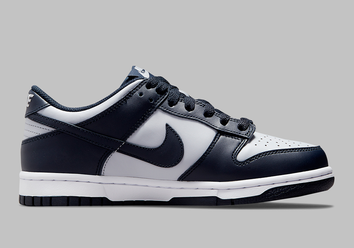 Nike Dunk Low Gs Navy Grey Cw1590 004 3