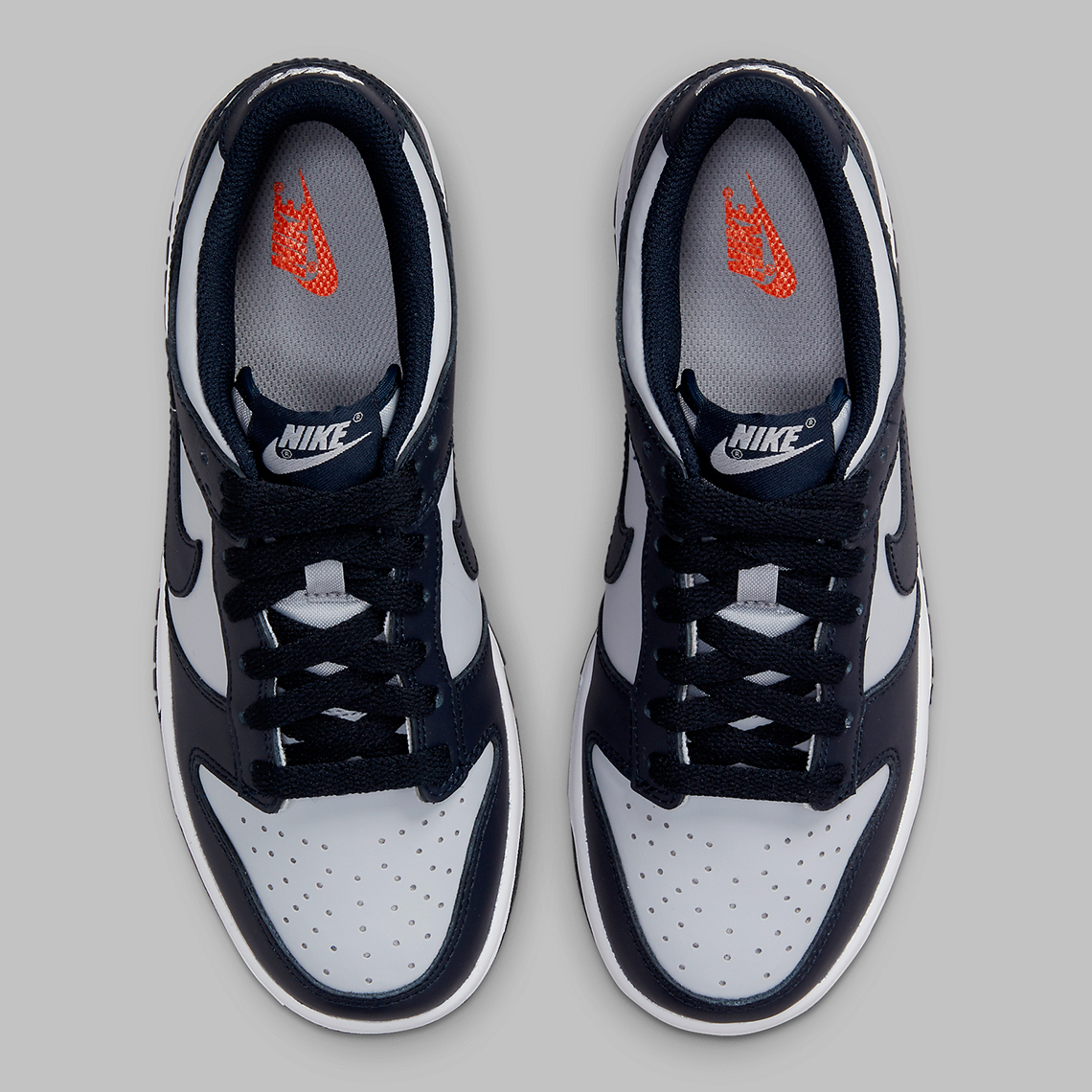 Nike Dunk Low Gs Navy Grey Cw1590 004 4