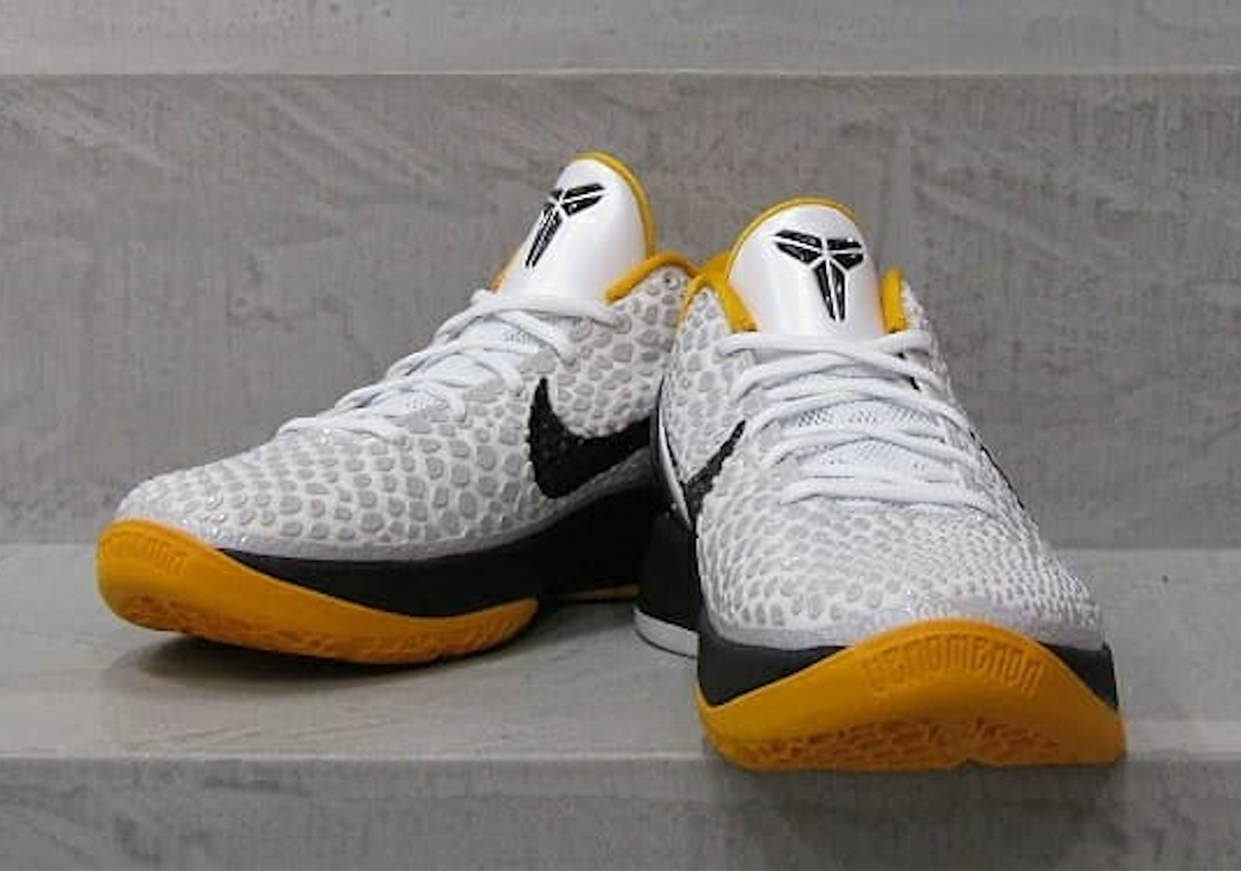 Nike Kobe 6 Protro White Black Yellow Cw2190 100 2