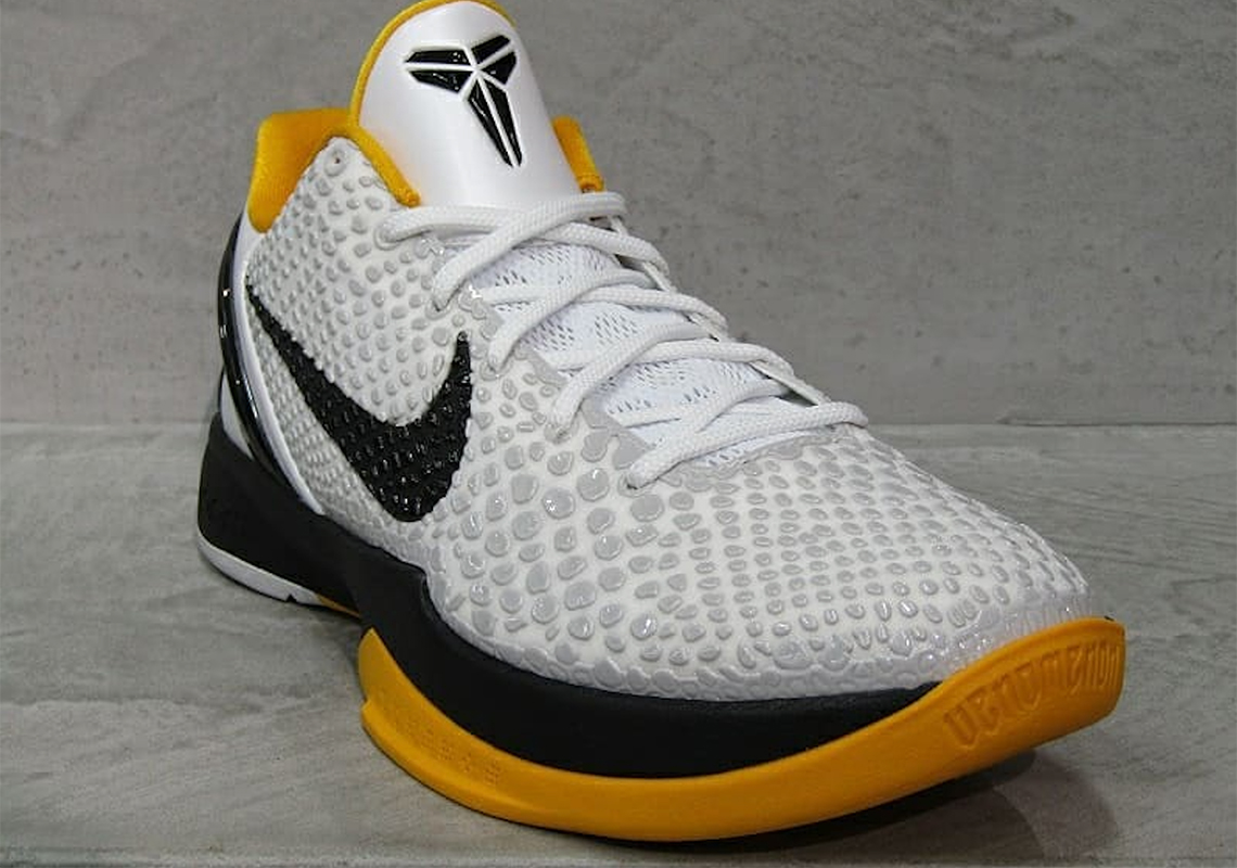 Nike Kobe 6 Protro White Black Yellow Cw2190 100 6