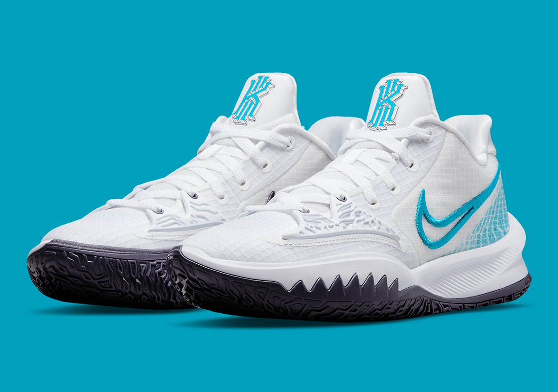 The Nike Kyrie Low 4 Is Getting A Refreshing White And Laser Blue Colorway