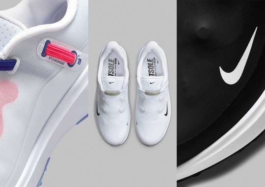 Nike’s Easy-Entry FlyEase Mechanism Appears On The Women’s React Ace Tour Golf Shoe