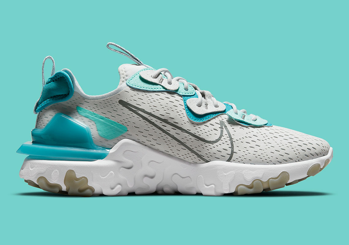 Nike React Vision Pure Platinum Aquamarine Tropical Twist Smoke Grey Dm2828 001 1