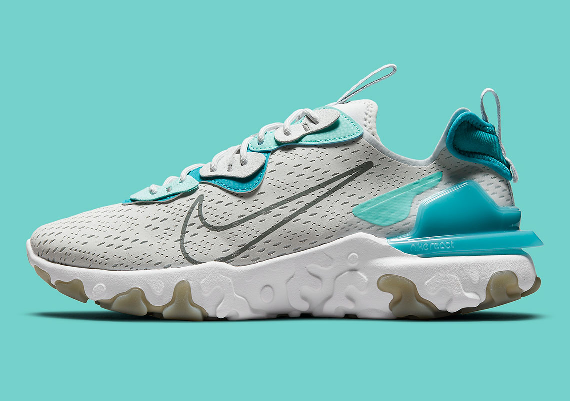 Nike React Vision Pure Platinum Aquamarine Tropical Twist Smoke Grey Dm2828 001 6