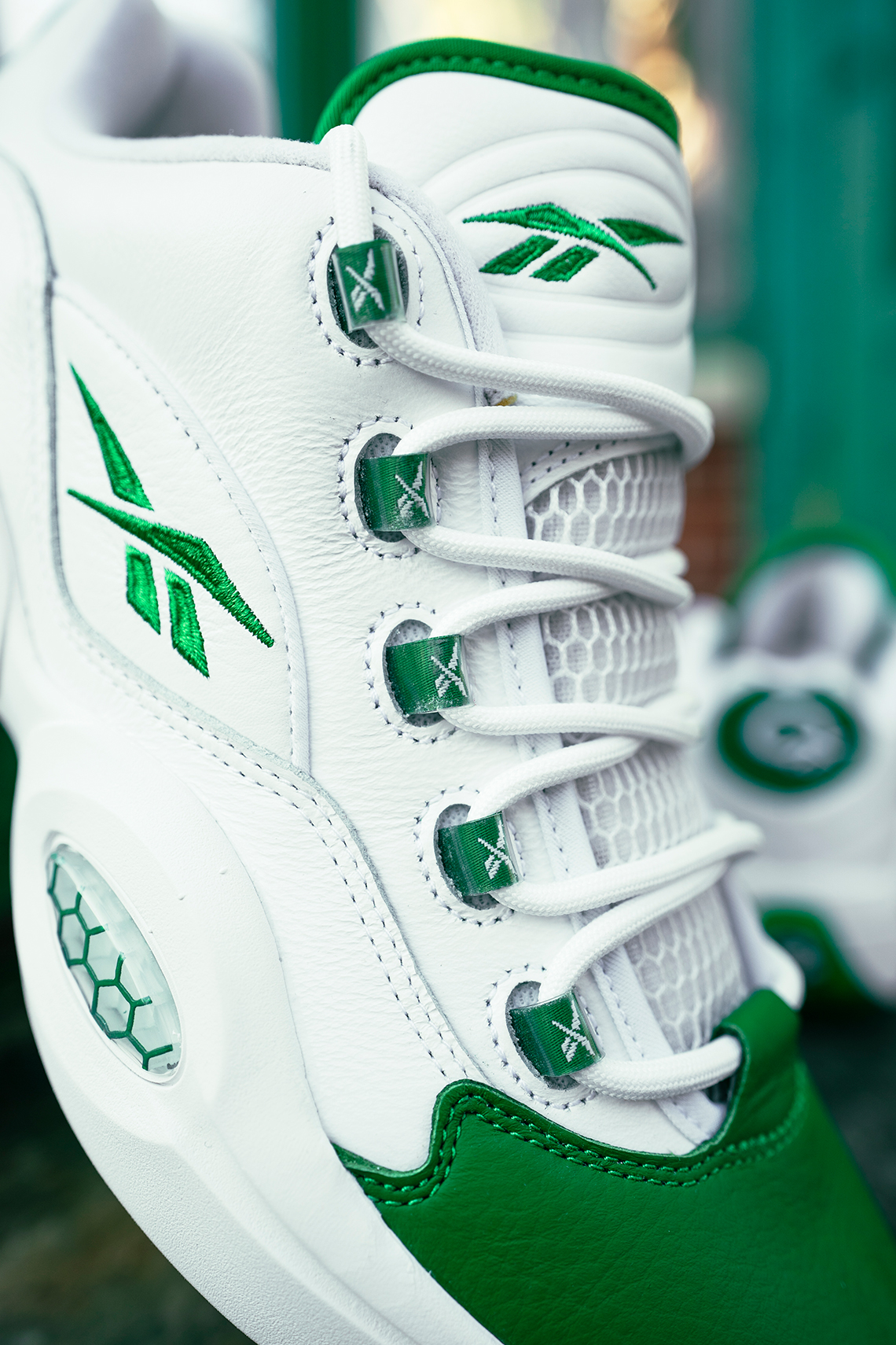 Reebok Question Low Green Toe Gz0367 3