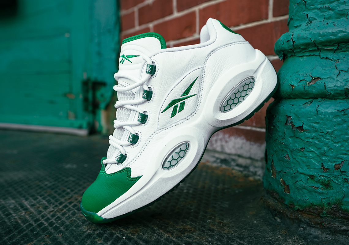 Reebok Question Low Green Toe Gz0367 5