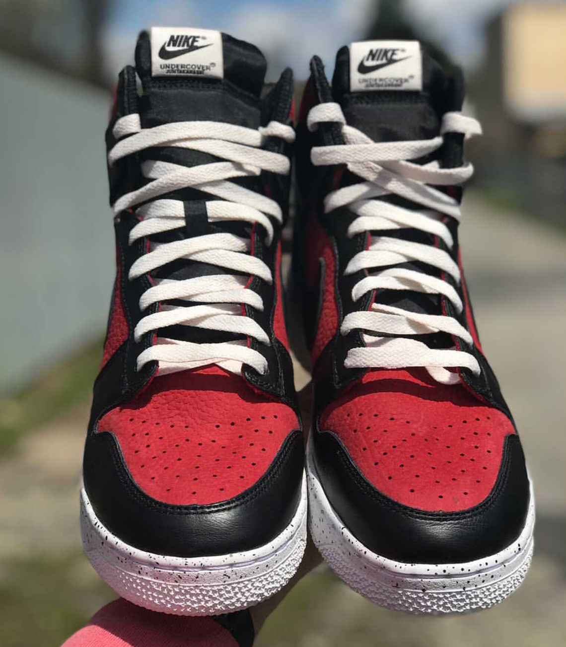 Undercover Uba Nike Dunk High Black Red 3