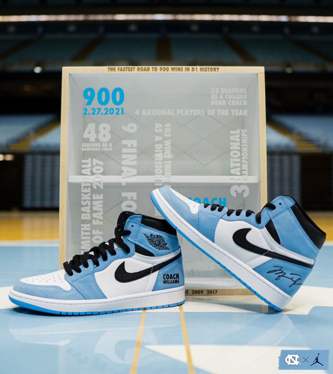 Air Jordan 1 University Blue Roy Williams 4