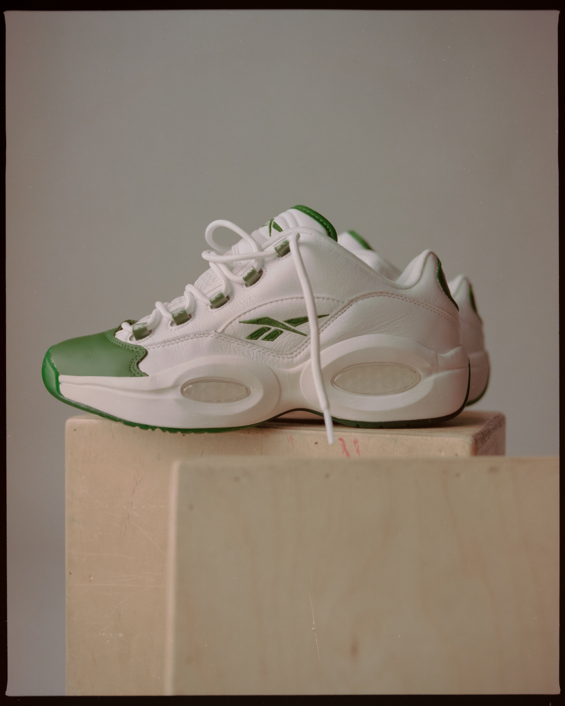 Bstn Reebok Question Low Green Toe 3