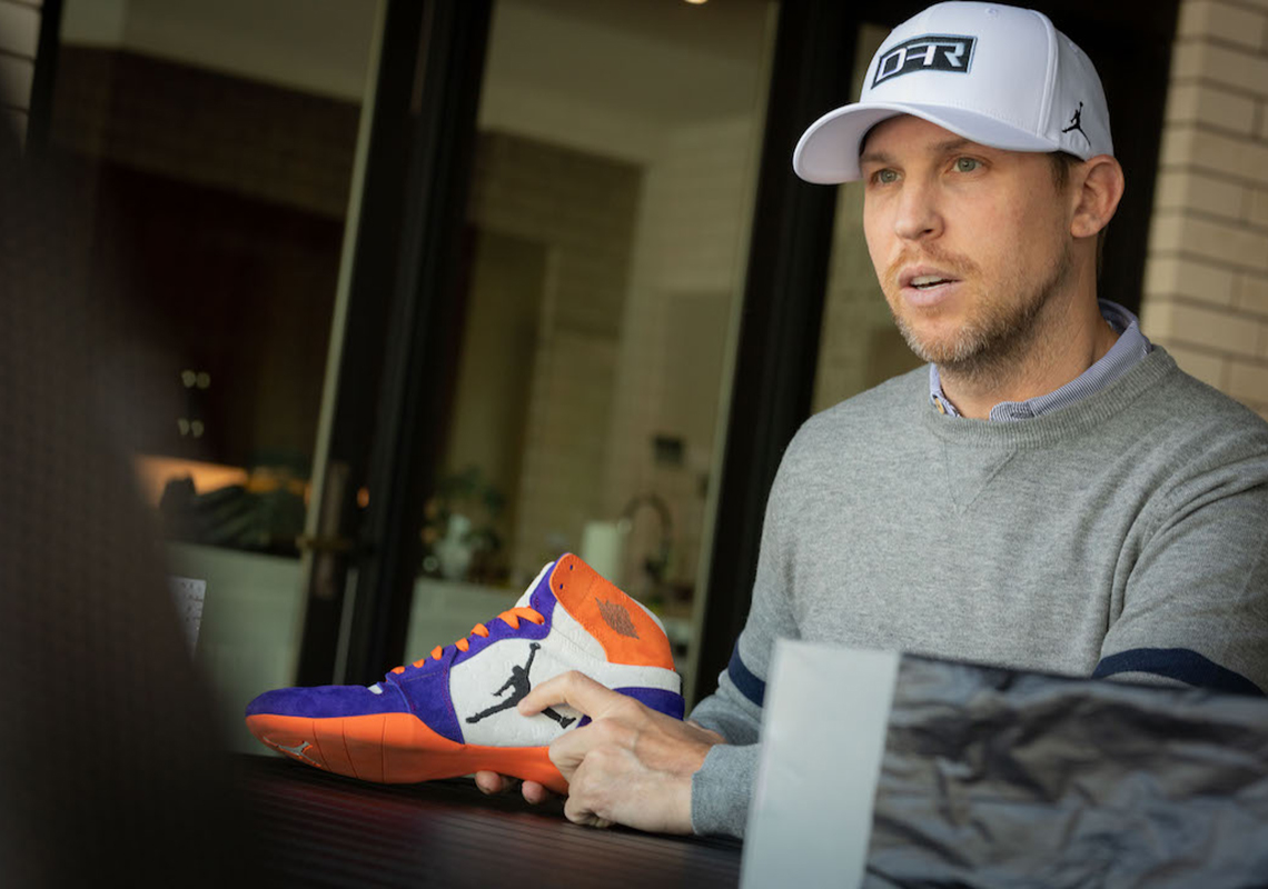 Denny Hamlin Air Jordan 1 Racer Pe Photos 1