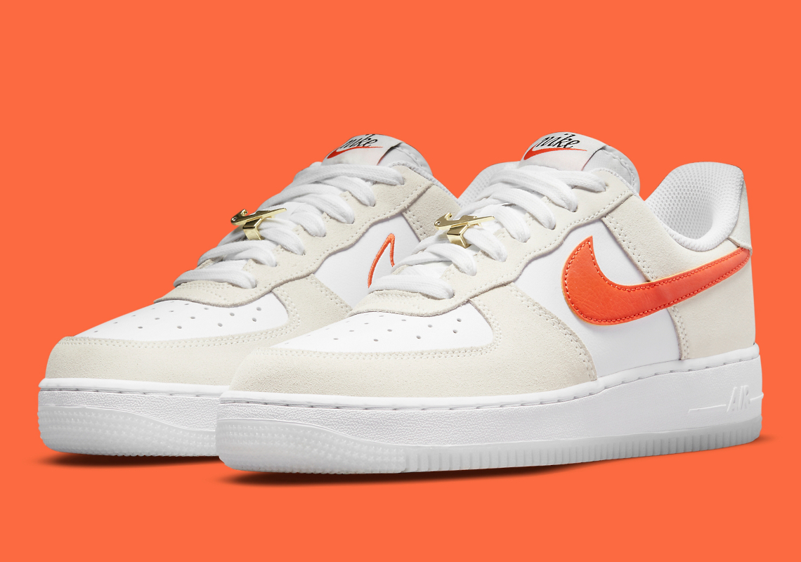 Nike Air Force 1 Low “First Use” Sees A Classic Cream And Orange Look