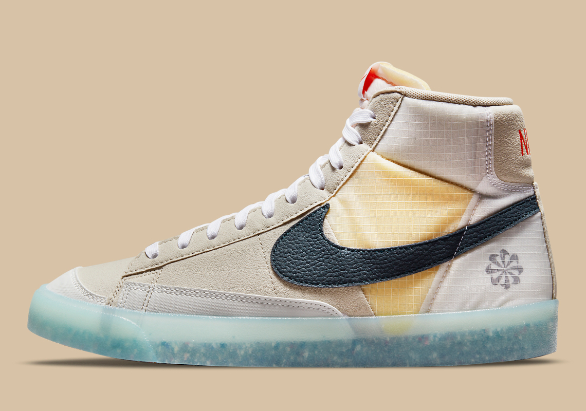 The Nike Blazer Mid '77 Pairs An Icy-Translucent Midsole With Regrind Outsoles