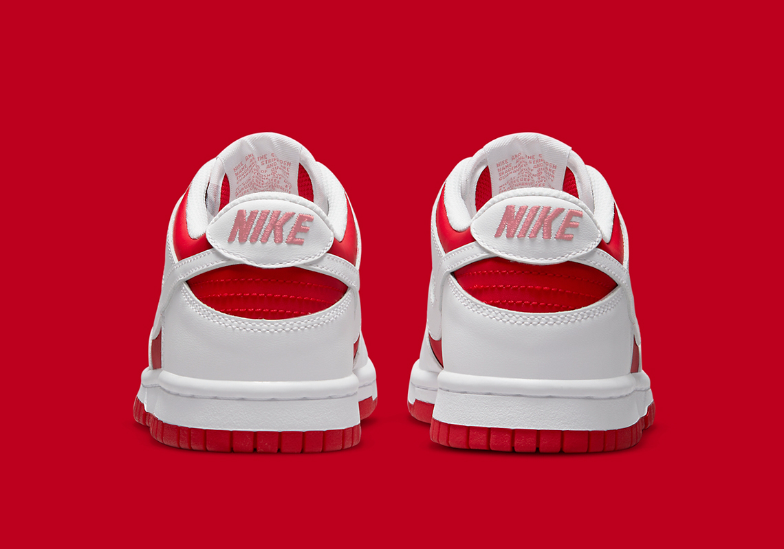 Nike Dunk Low White Red Cw1590 600 5