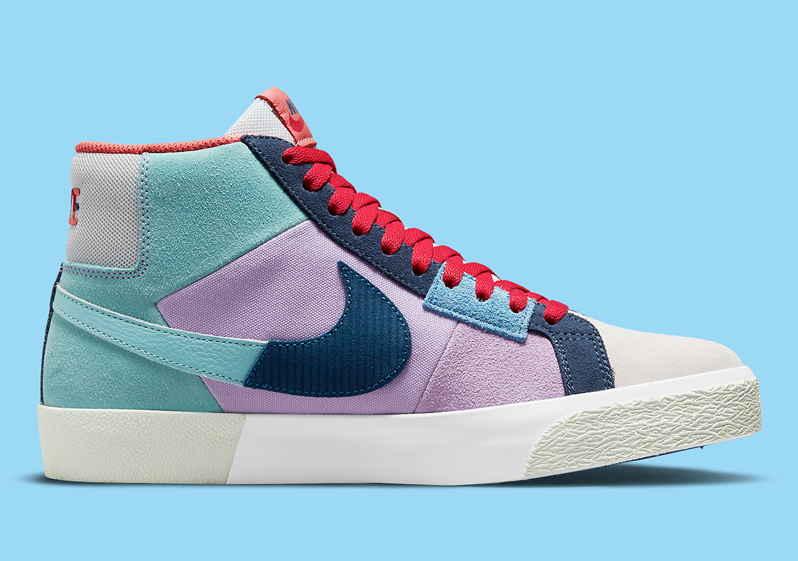 Nike Sb Blazer Mid Mosaic Da8854 500 3