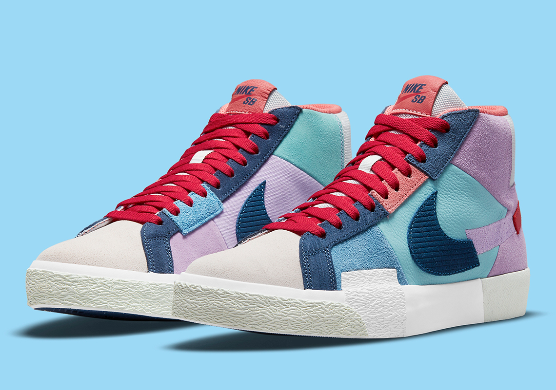 Nike Sb Blazer Mid Mosaic Da8854 500 4