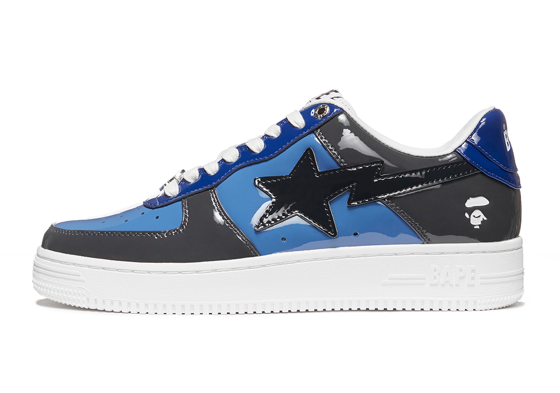 A Bathing Ape Bapesta Color Camo Blue 1