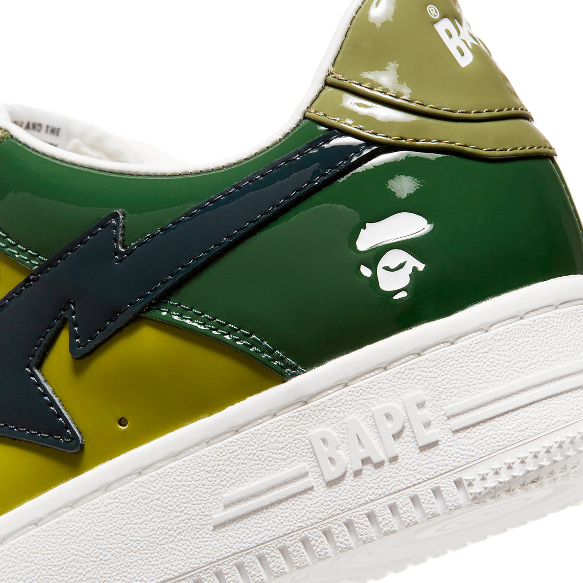 A Bathing Ape Bapesta Color Camo Green 3