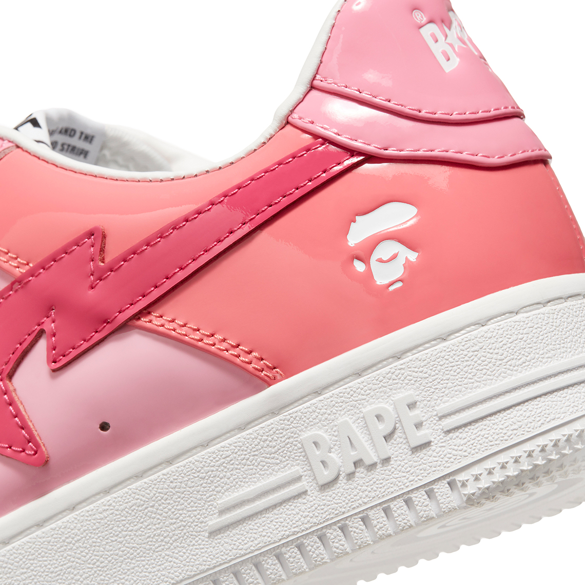 A Bathing Ape Bapesta Color Camo Pink 3