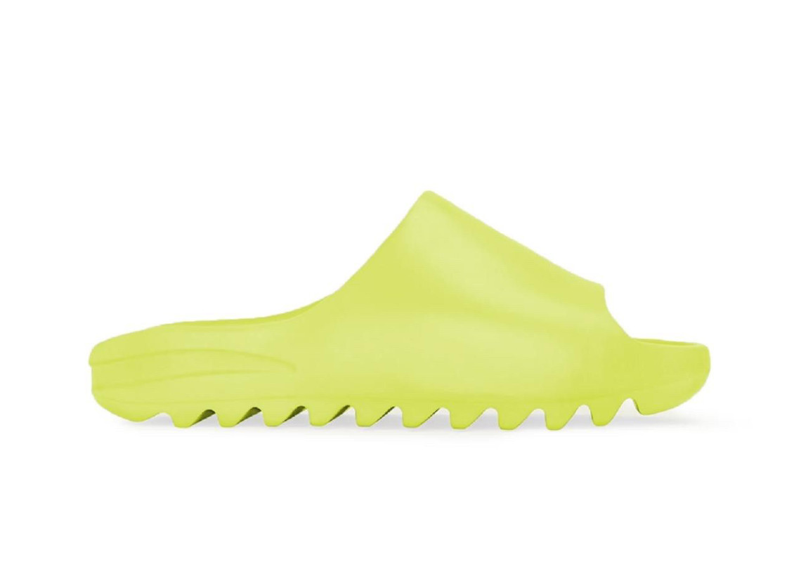 The adidas YEEZY Slide Is Releasing In "Glow Green"