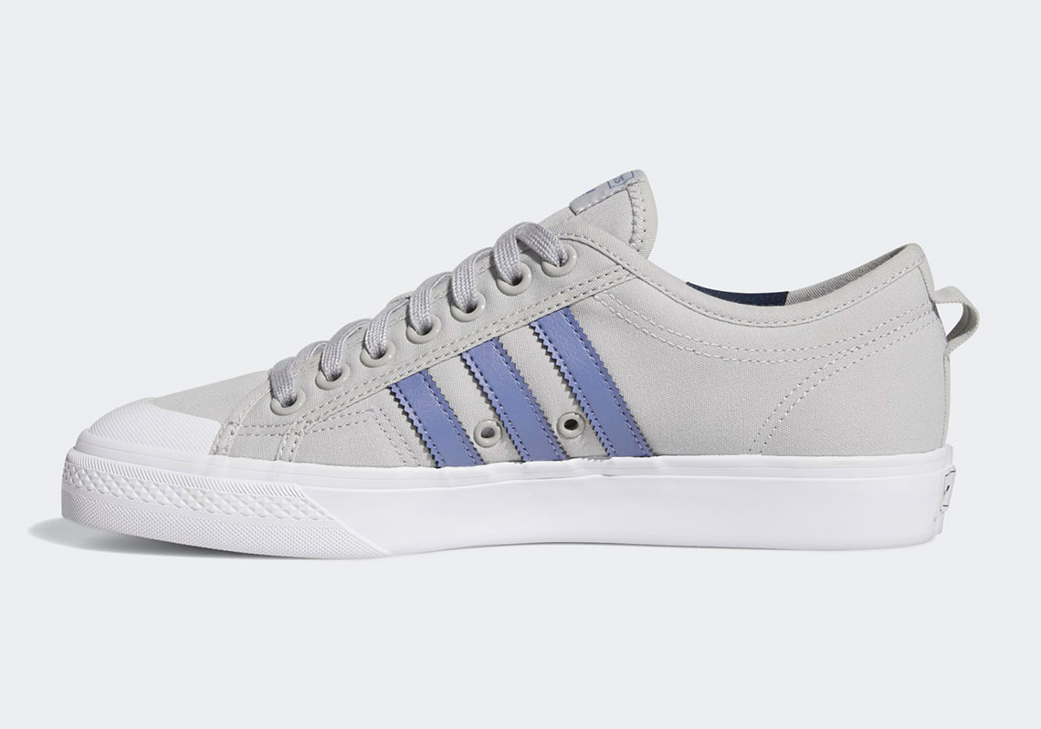 Adidas Nizza Grey Two Cloud White Orbit Violet Gz8659 6