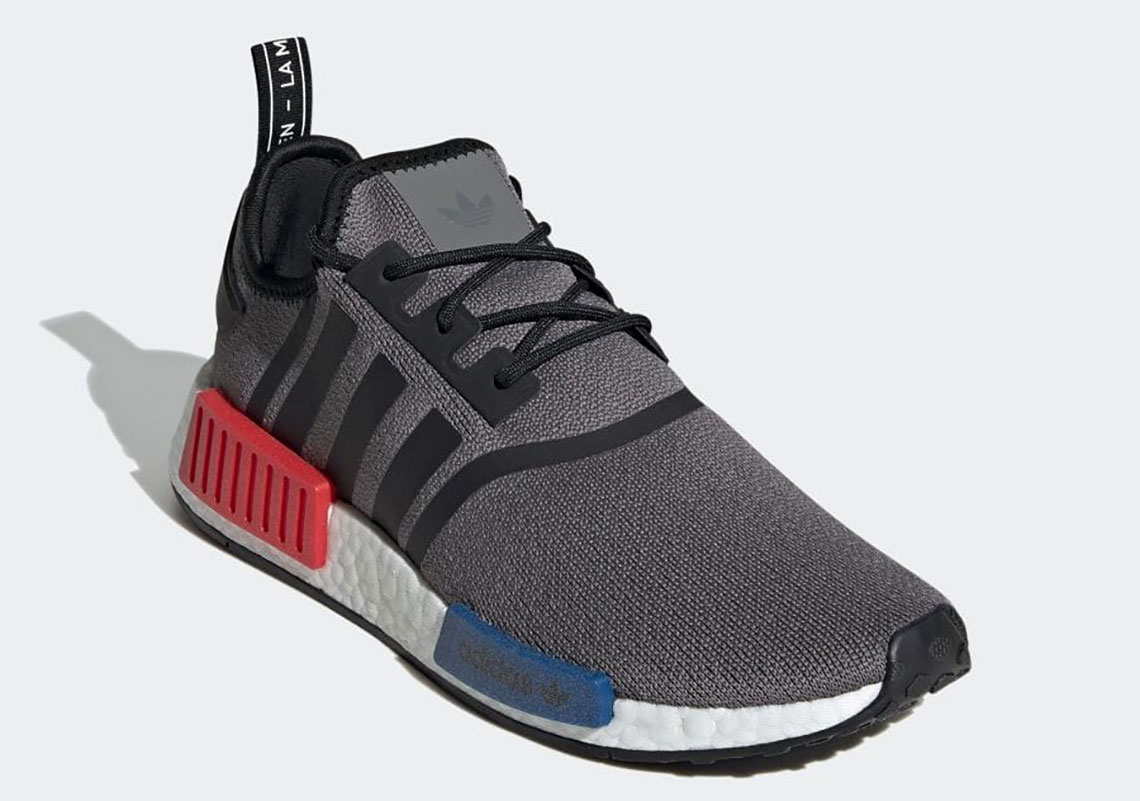 Adidas Nmd R1 Grey Four Core Black Cloud White Gz7924 3