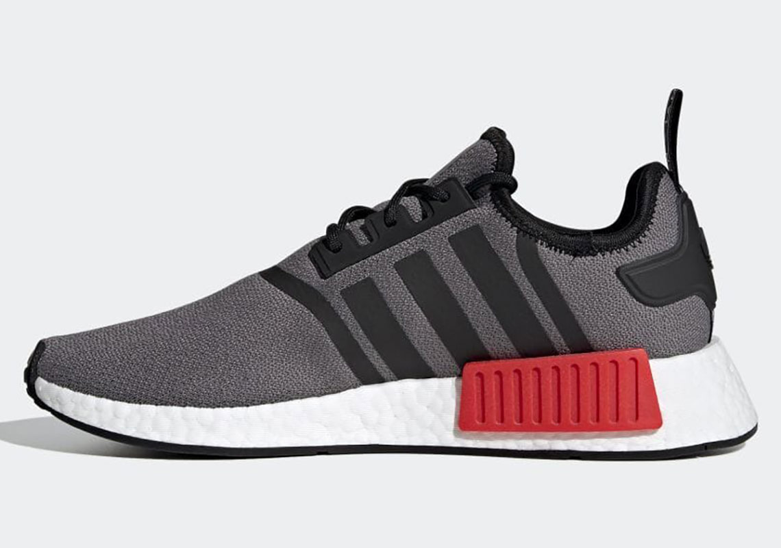 Adidas Nmd R1 Grey Four Core Black Cloud White Gz7924 5