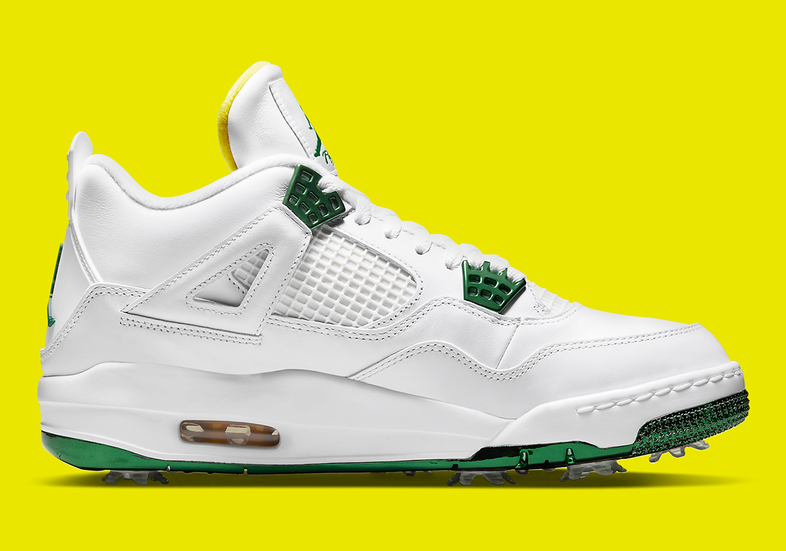 Air Jordan 4 Golf White Green Yellow Cz2439 100 3