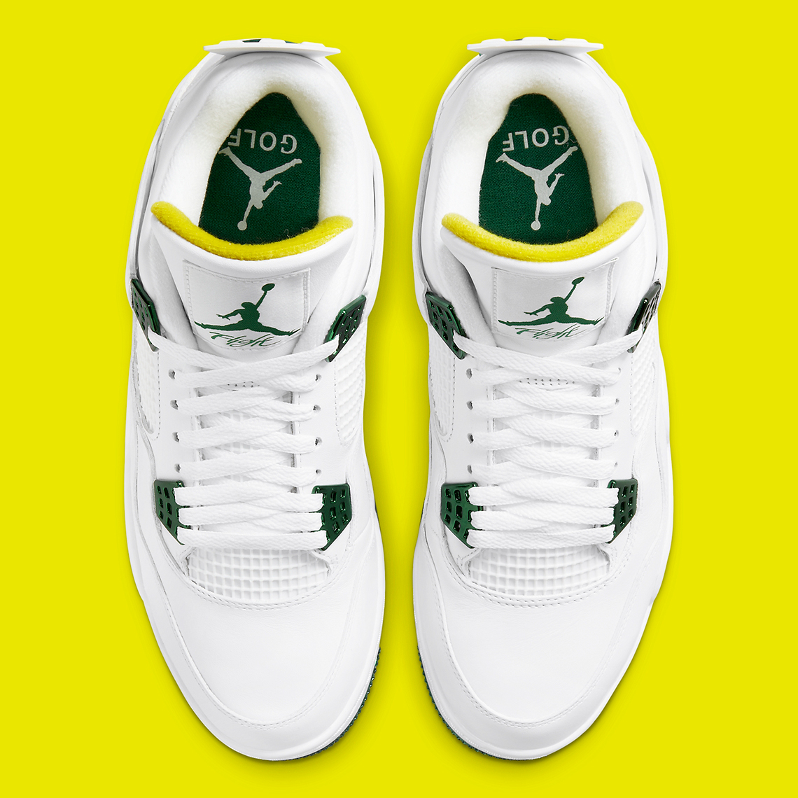 Air Jordan 4 Golf White Green Yellow Cz2439 100 8