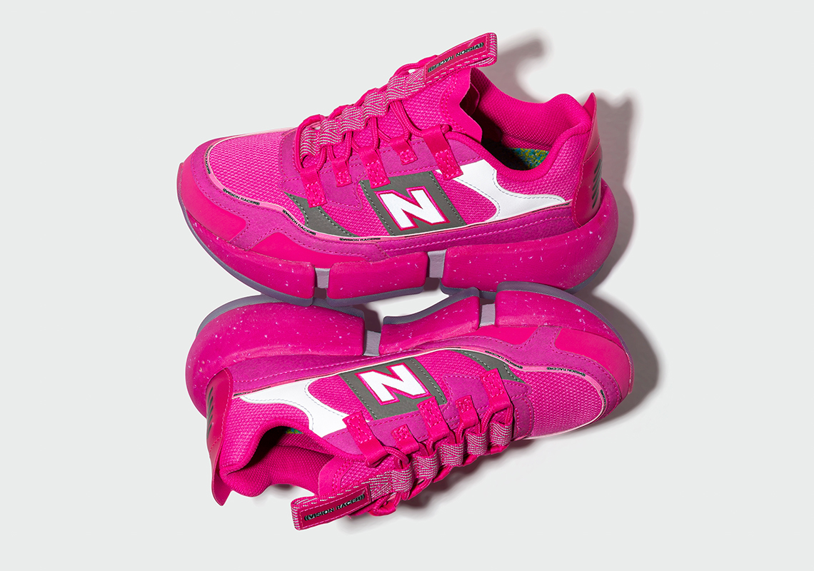 Jaden Smith New Balance Vision Racer Pink 4