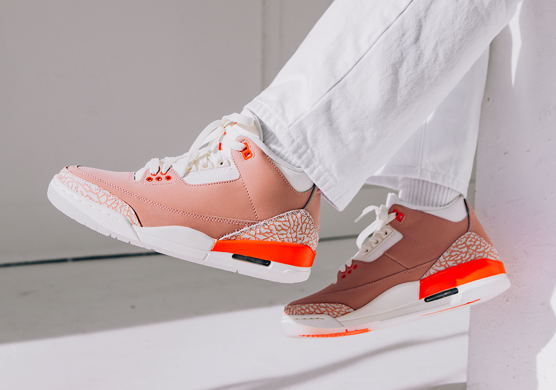 The Air Jordan 3 "Rust Pink" Releases Tomorrow