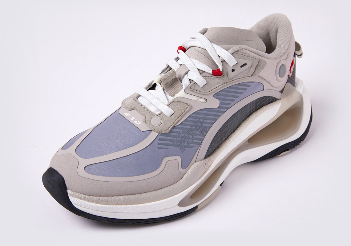 Li Ning Exd Infinity Grey White Red 2