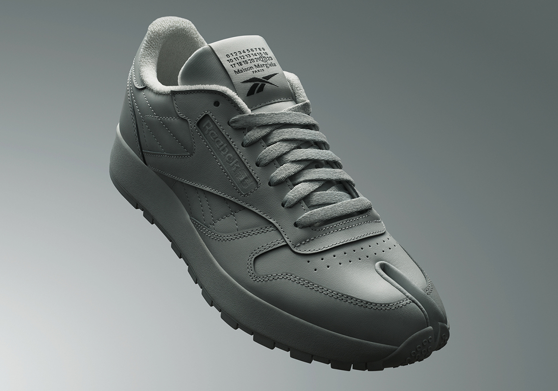 Maison Margiela Reebok Classic Leather Tabi Grey 3