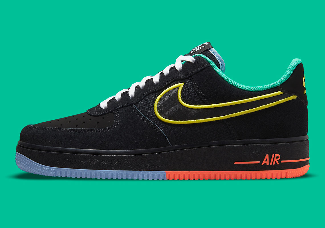 Nike Air Force 1 Black Multi Dm9051 001 2