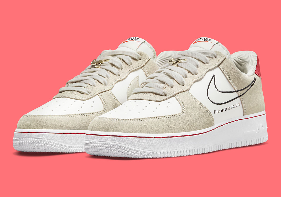 The Nike Air Force 1 Low "First Use" Gets A Light Stone Treatment