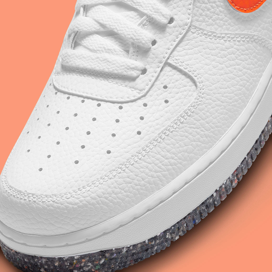 Nike Air Force 1 White Orange Dm9098 100 3