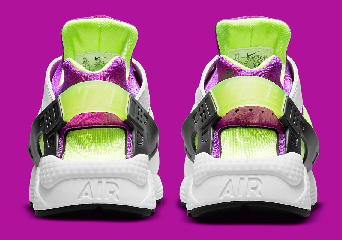 Nike Air Huarache White Neon Yellow Magenta Black Dh4439 101 4