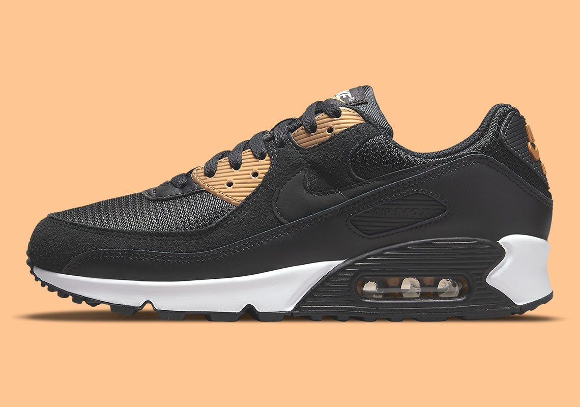 Nike Air Max 90 Black Gold Dm7557 001 5