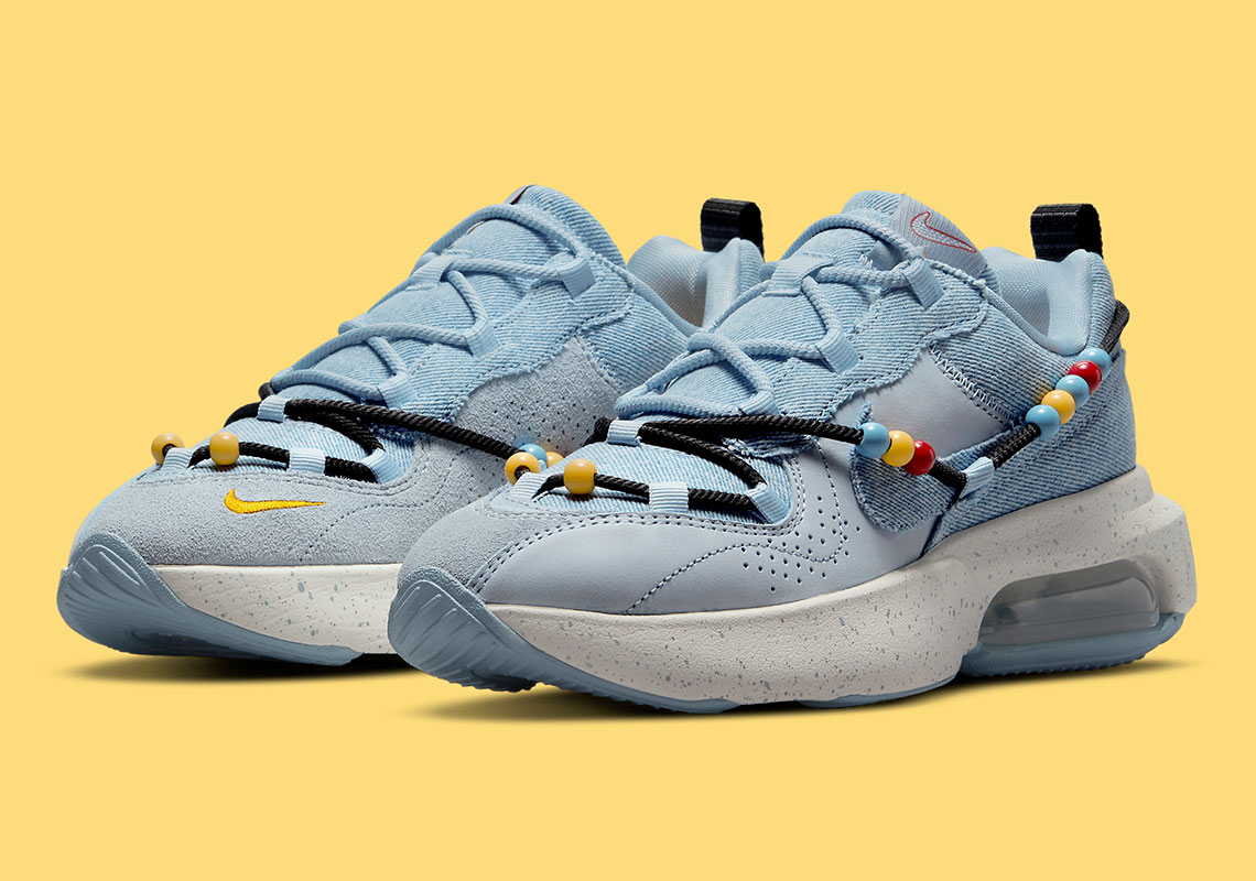 Light Blue Denim Appears On This Beaded Nike Air Max Viva