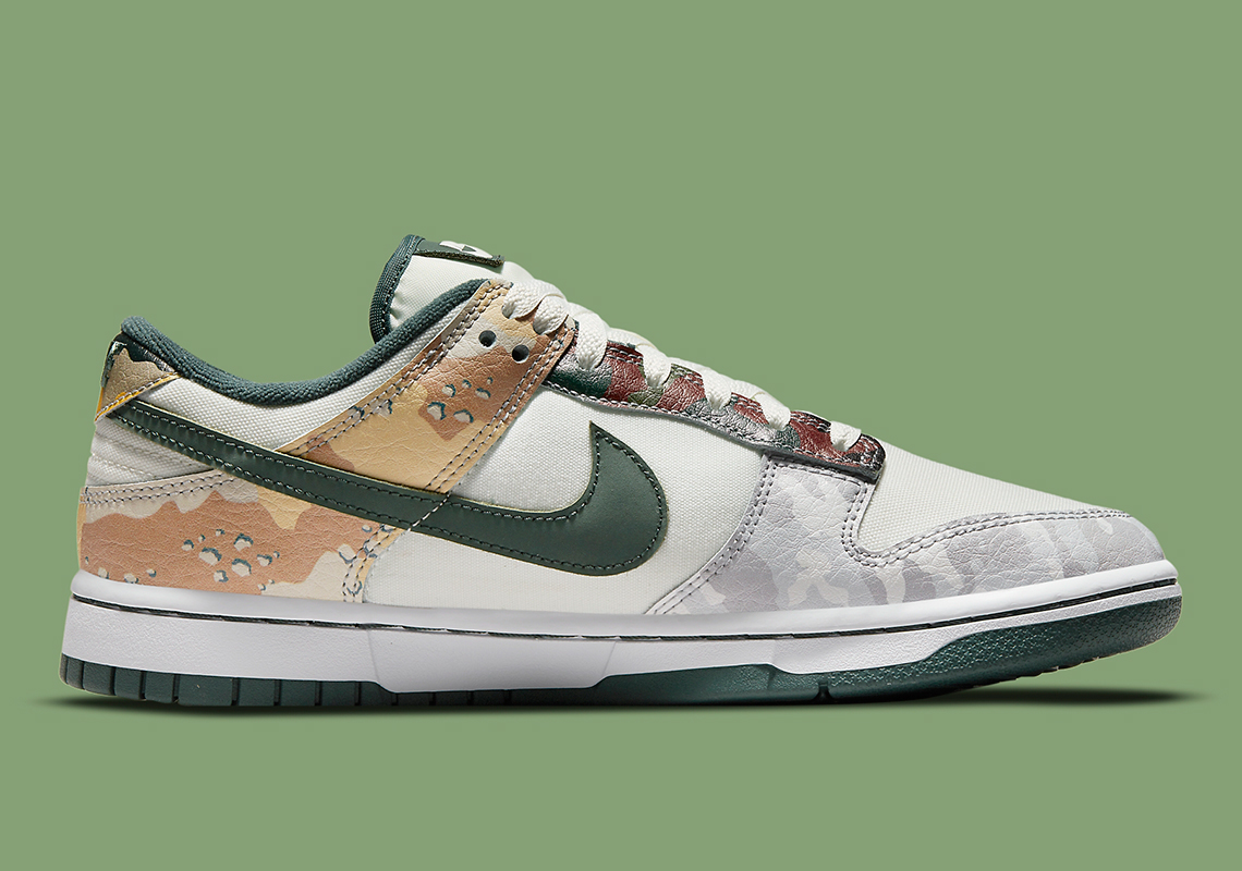 Nike Dunk Low Se Camo Dh0957 100 Release Date 1