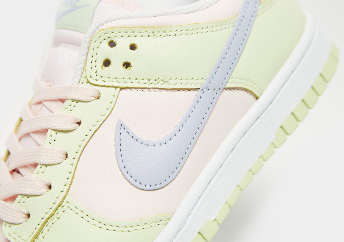 Nike Dunk Low Womens Light Soft Pink Ghost Lime Ice 4