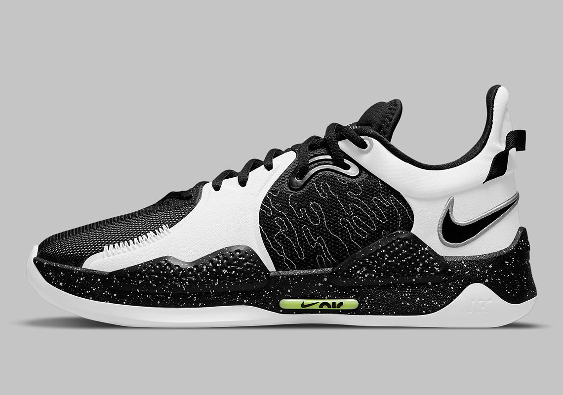 Nike Pg 5 Black White Cw3143 003 1