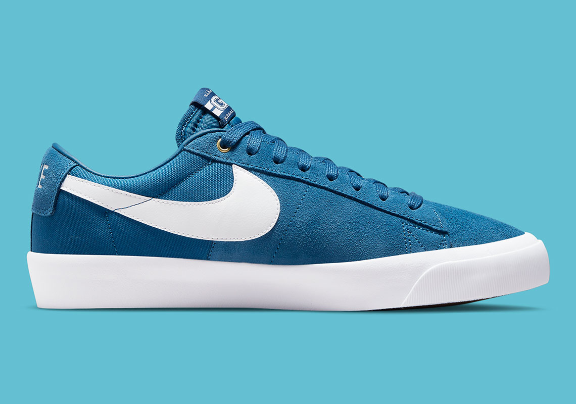 Nike Sb Blazer Low Gt Blue White Dc7695 401 5