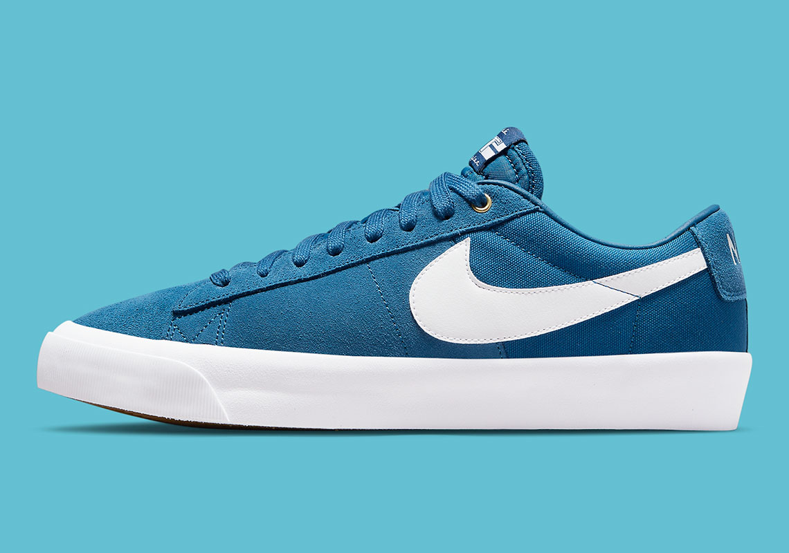 Nike Sb Blazer Low Gt Blue White Dc7695 401 8