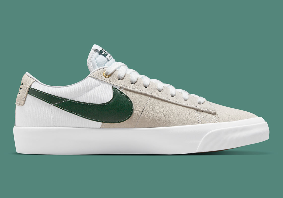 Nike Sb Blazer Low Gt White Green Dc7695 102 8